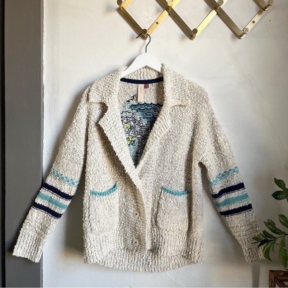 Pilcro Jennifer Symons Octopus Cardigan Sweater - Picture 2 of 14